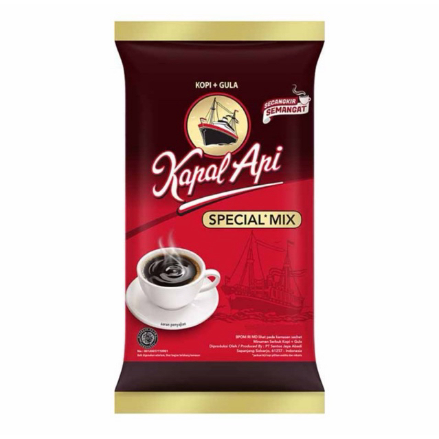 

- Kapal Api Special Mix isi 10 sachet @ 23 g