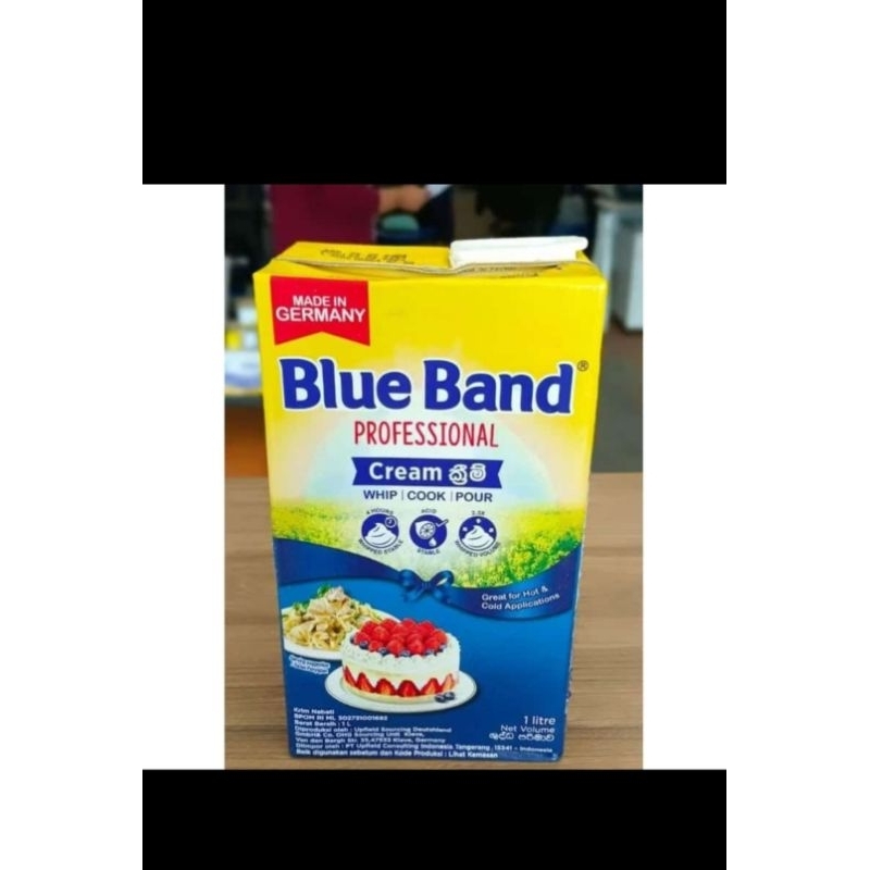 

whipping cream blue band