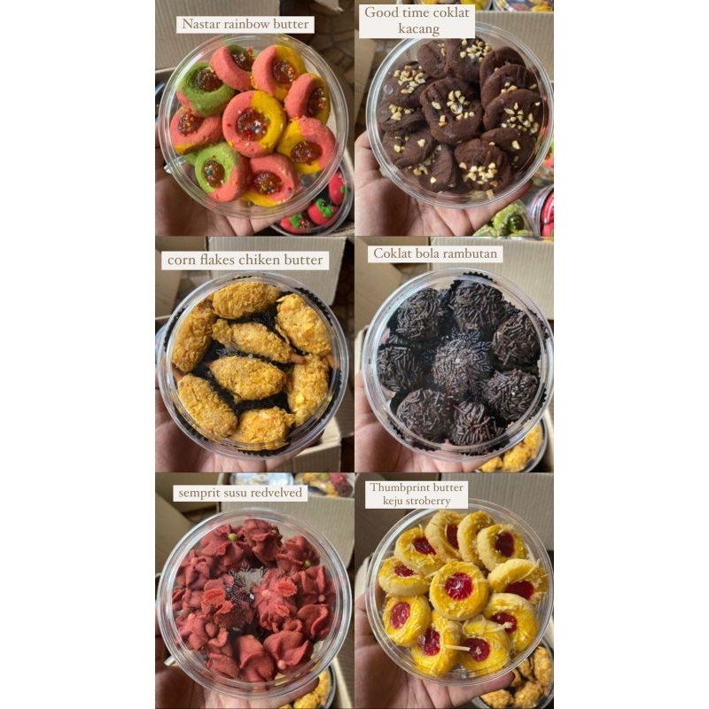 

PREMIUM ANEKA KUE KERING LEBARAN 250Gram