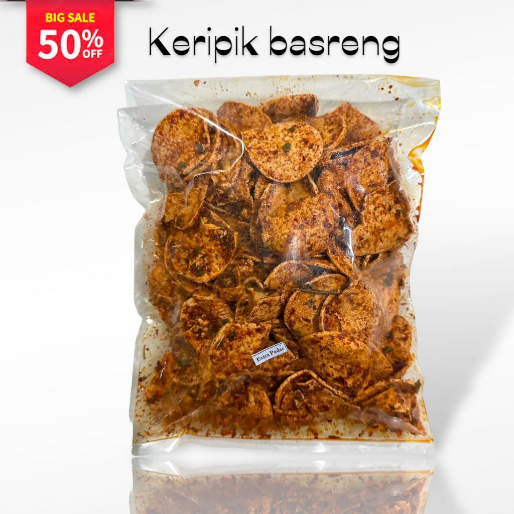 

RB22 Keripik Basreng Bumbu Basah Daun Jeruk Netto 500Grm