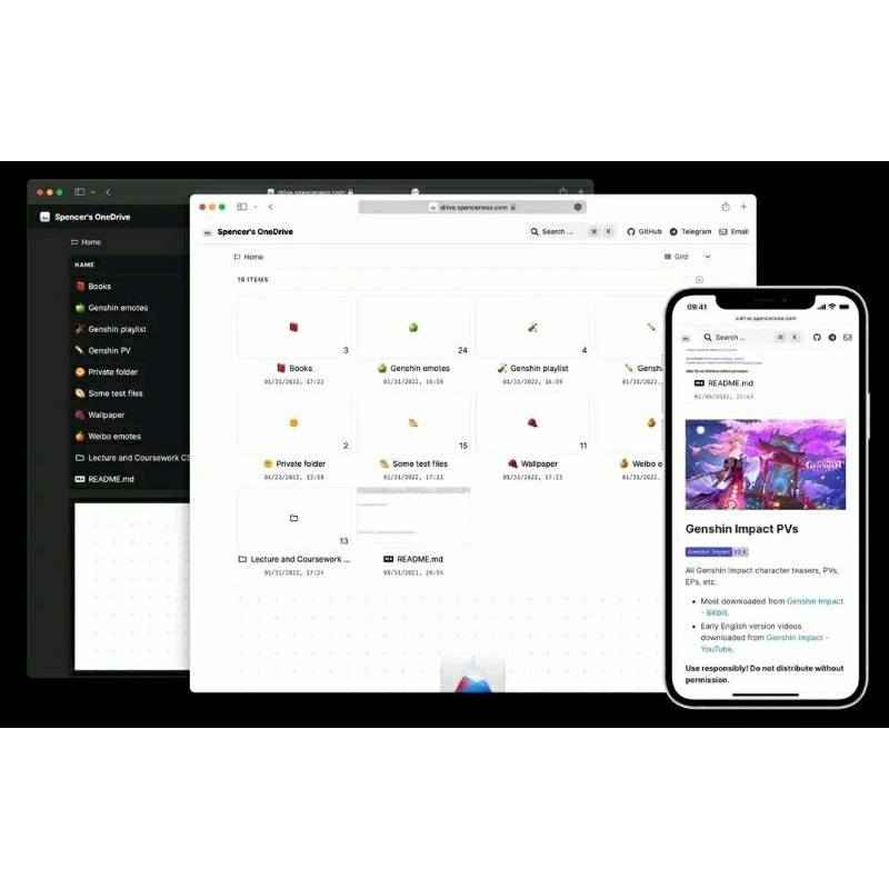 Source Code Website Index