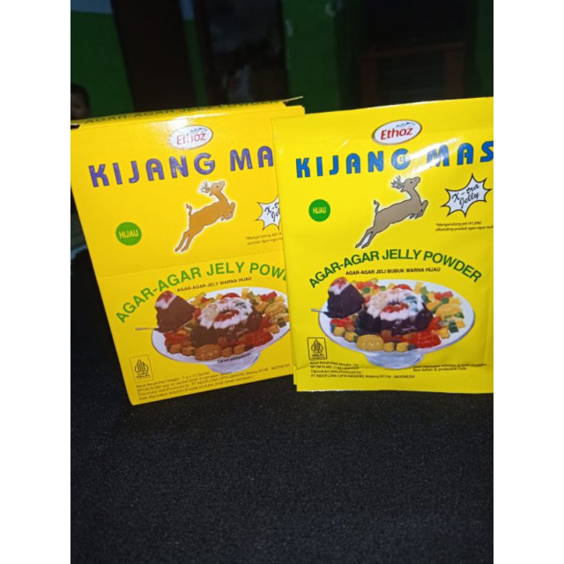 

agar-agar kijang mas varian hijau 1pcs