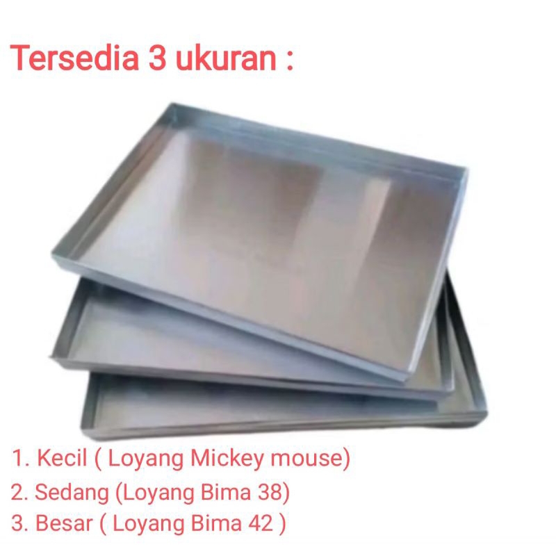 Loyang Oven Bima / Loyang oven Alumunium Murah/ Loyang Oven Bima 3 Ukuran