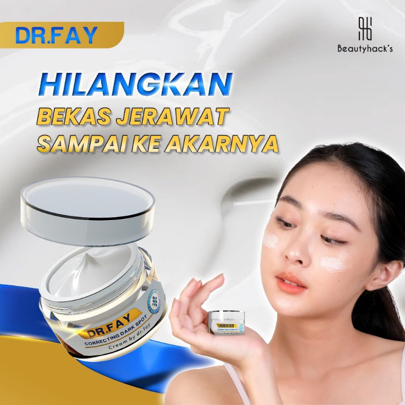 DR FAY CREAM ORIGINAL PENGHILANG BOPENG FLEK HITAM JERAWAT & BEKAS JERAWAT AMAN BPOM ( DR FAY )