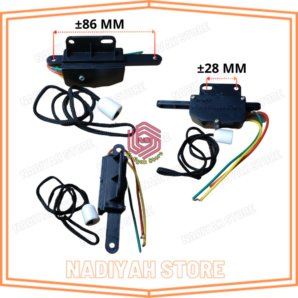 Saklar Tarikan Dinamo Kipas Hexos Maspion Multi Switch Exhaust Fan Maspion Universal