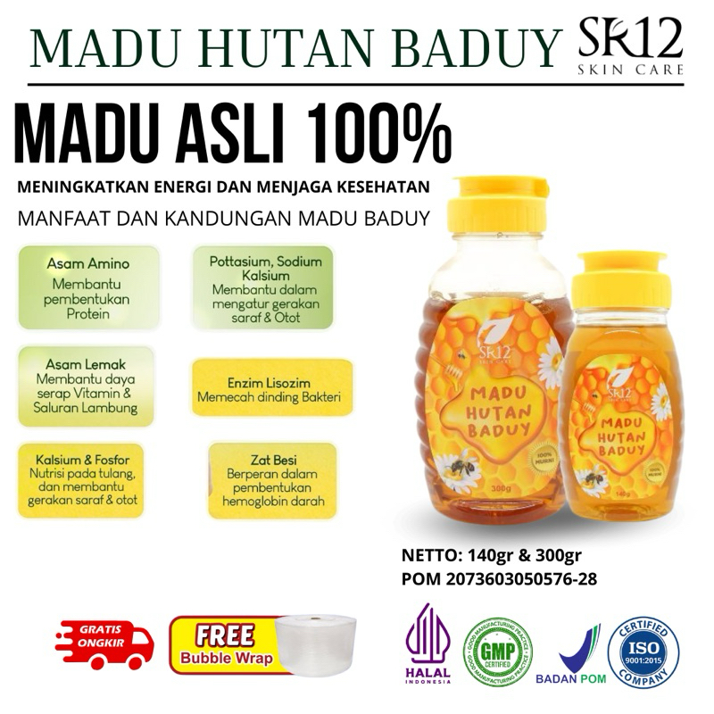 

Madu Hutan Baduy SR12 / Madu Baduy / Madu Alami Meningkatkan Kesehatan Imun / Sebagai Sumber Energi dan Antioksidan