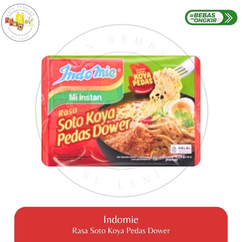 

Indomie Rasa Soto Koya Pedas Dower