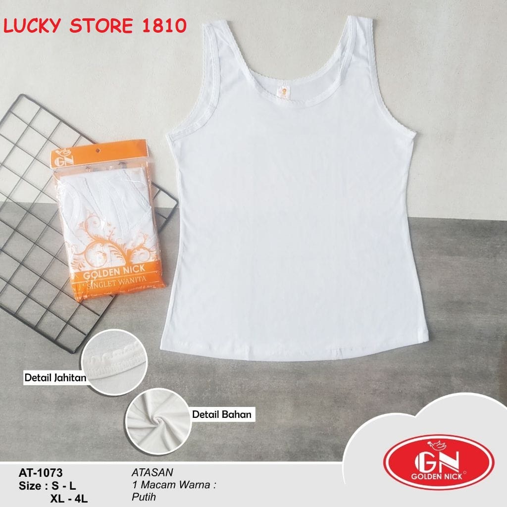 Kaos Dalam Wanita GOLDEN NICK AT 1073 / Singlet Perempuan Jumbo S-XXXL