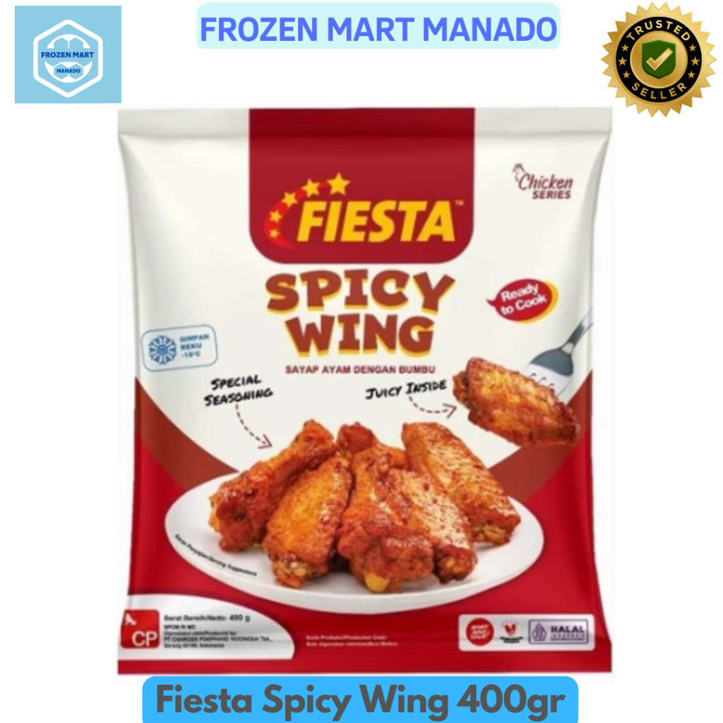 

Fiesta Spicy Wing 400gr - Frozen Mart Manado (Frozen Food Manado)