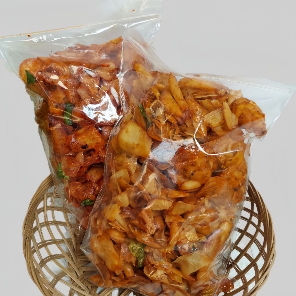 

[COD] KERIPIK SINGKONG PEDAS MANIS 500GR