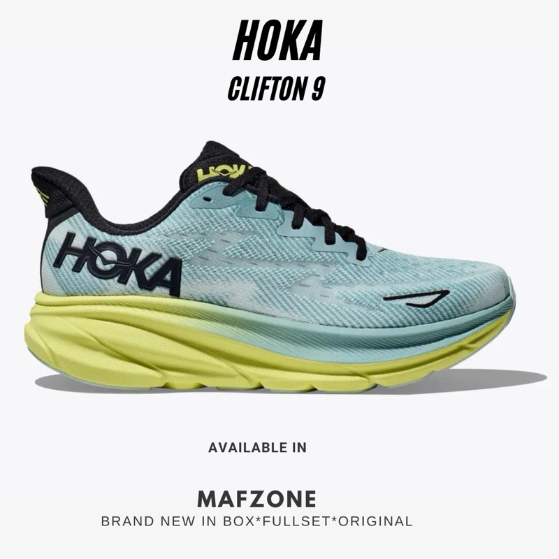 Hoka Clifton 9 Mens Running Shoes - Druzy / Droplet ORIGINAL