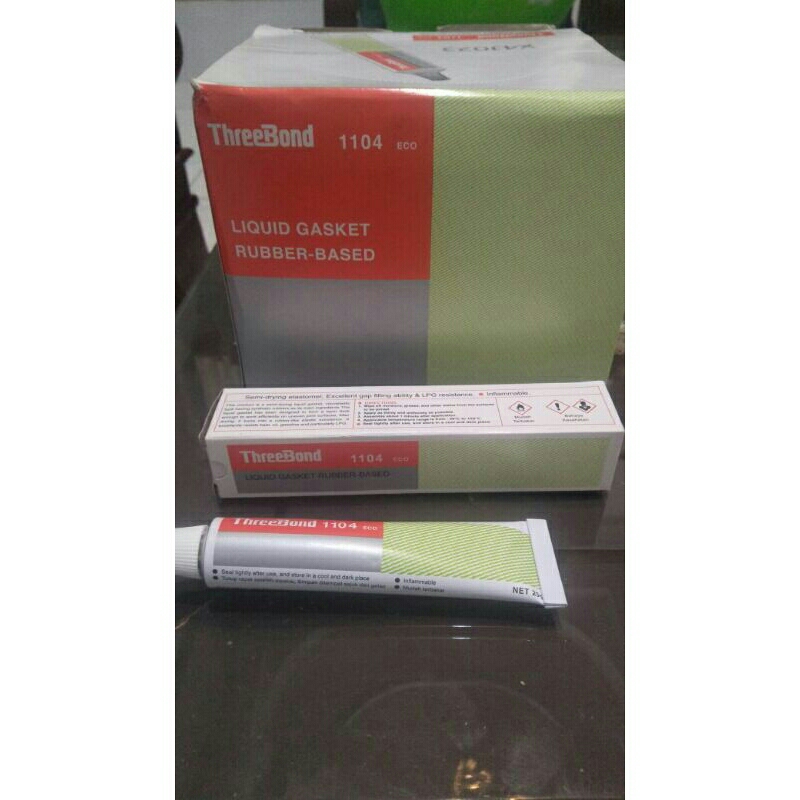 

Lem gasket threebond 1104 eco 25gr lem paking mesin asli japan
