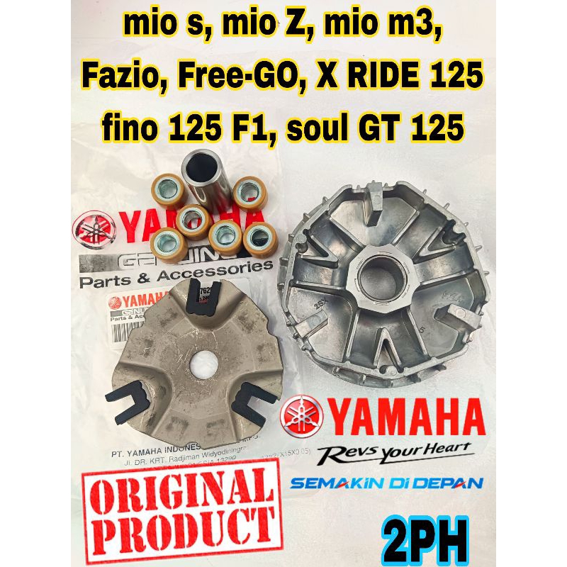 2PH ASLI ORIGINAL 1  SET RUMAH ROLLER YAMAHA MIO M3, MIO S, MIO Z, FINO 125 FI, X-RIDE 125, FAZIO, F
