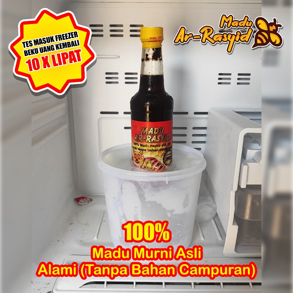 

COD Madu Asli Murni 100% Tanpa Campuran Garansi Masuk Freezer Beku Uang Kembali 10X Lipat Madu Asli Murni Madu Kesehatan