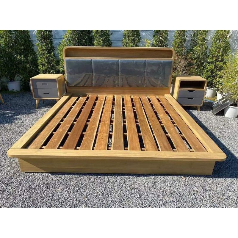 dipan minimalis kayu jati | dipan 180x200 cm | dipan model kekinian