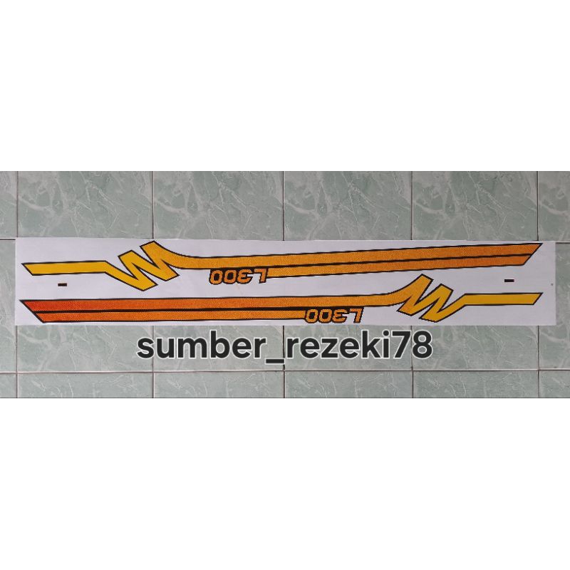 stiker sticker Mitsubishi l300 pick up new/stiker l300 pick up