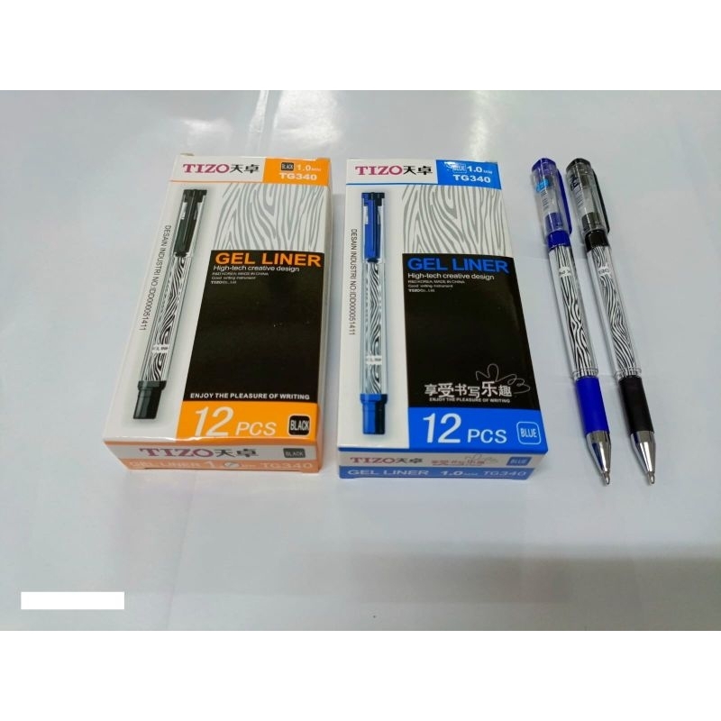 bolpoin tanda tangan TIZO TG-340 1,0mm 12pcs pulpen. pen tebal, pena