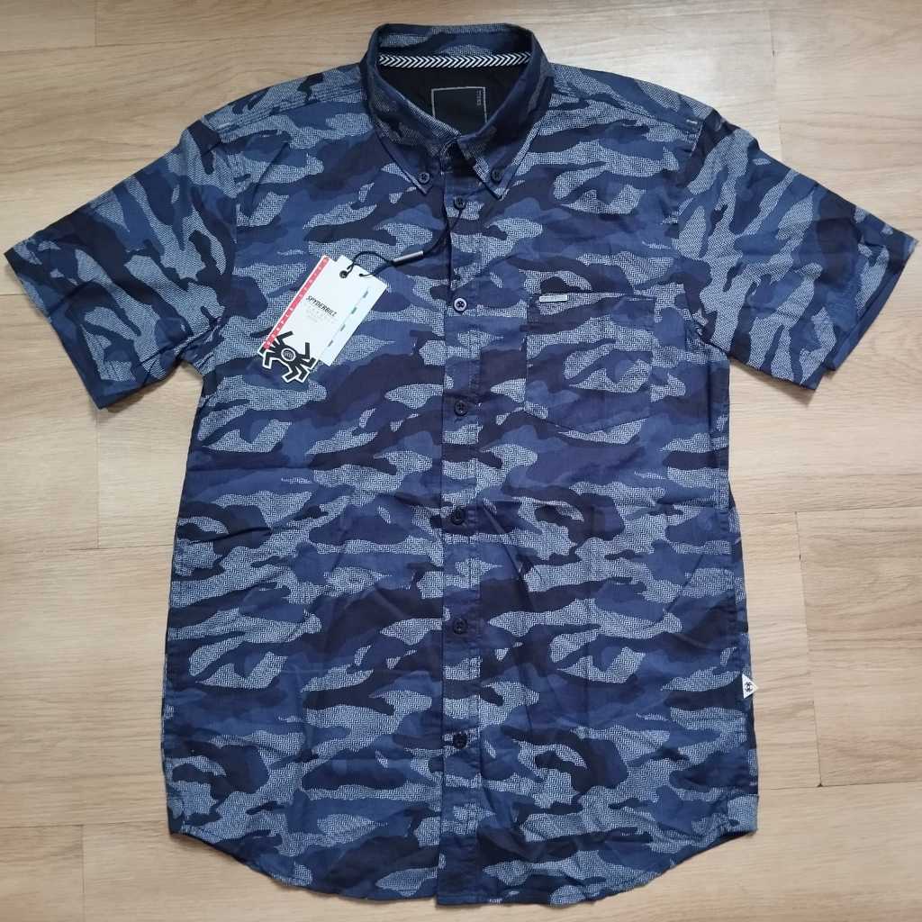 Spyderbilt Kemeja Lengan Pendek Pria Original