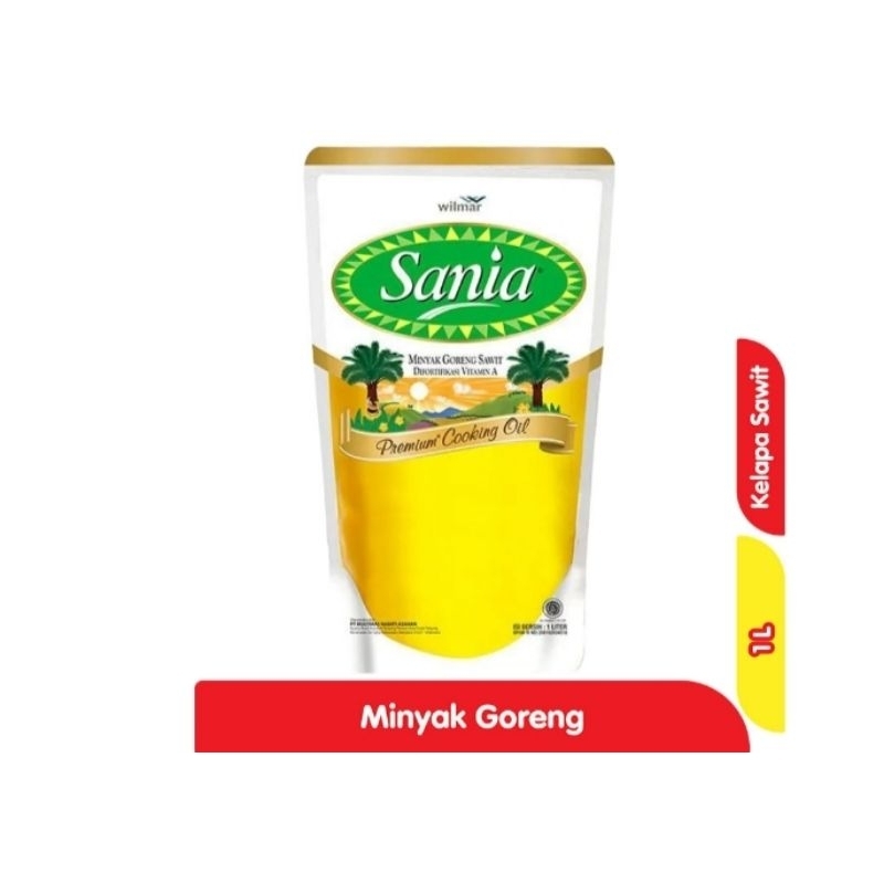 

Sania Minyak Goreng Pouch 1 L(dinyshop)