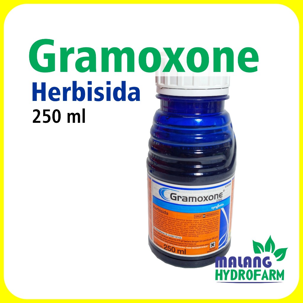 Herbisida Gramoxone 250 Ml Syngenta Obat Pengendali Anakan Sawit Liar Gulma Sistemik Roundup Rambo