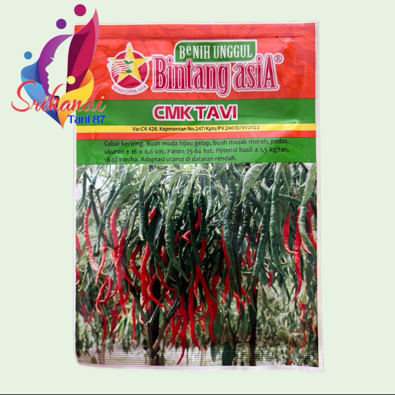 Benih Cabai CMK TAVI 20 Gram Bintang Asia