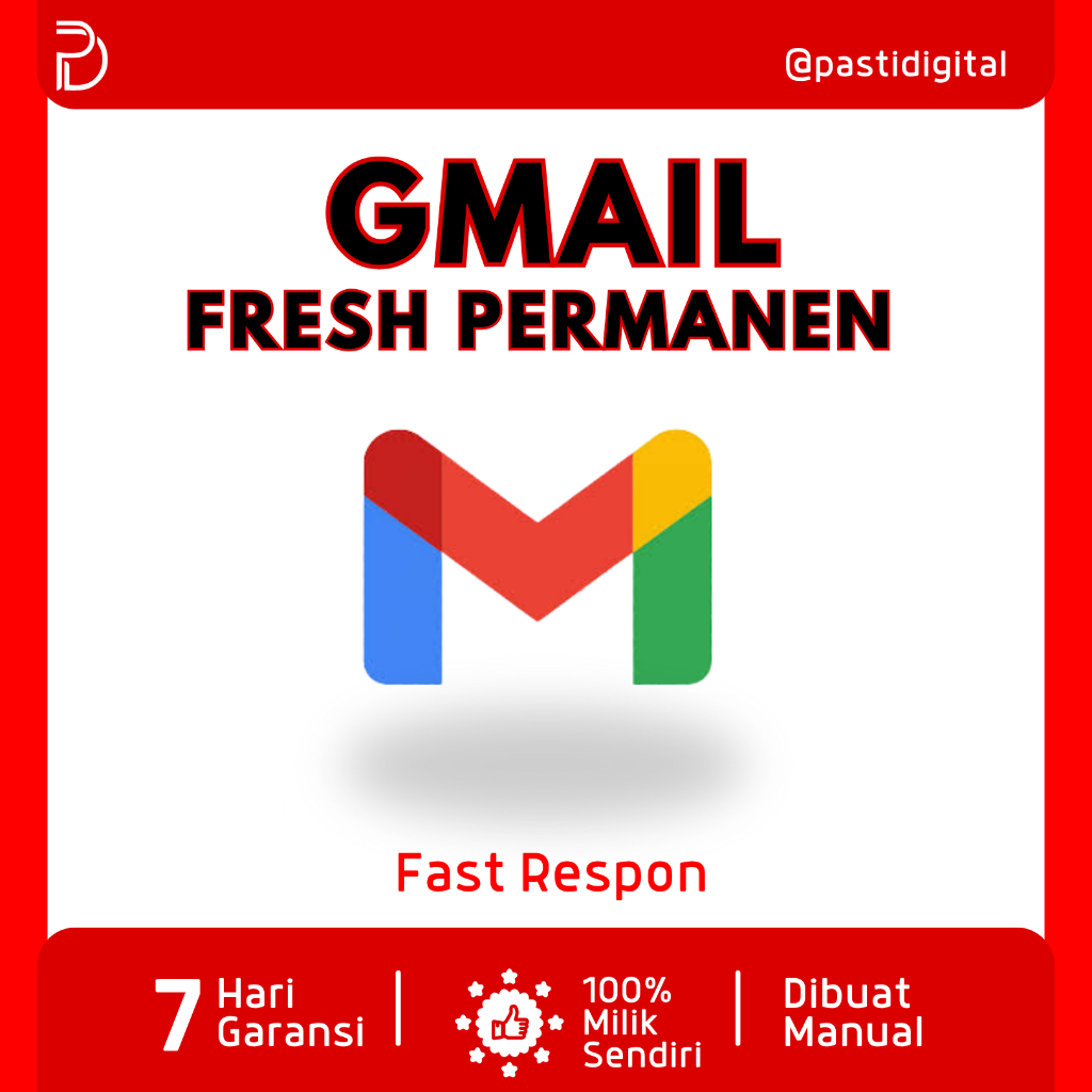 Promo Gmail Permanen Bergaransi - Tanpa Verif - Akun Fresh Berkualitas