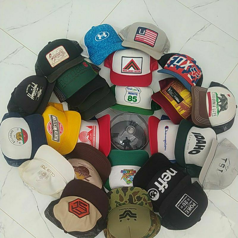 topi jaring topi trucker second