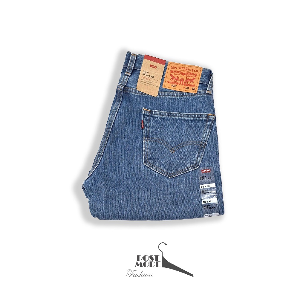 Levis 505 Reguler Fit Mid Stonewash 505-4891