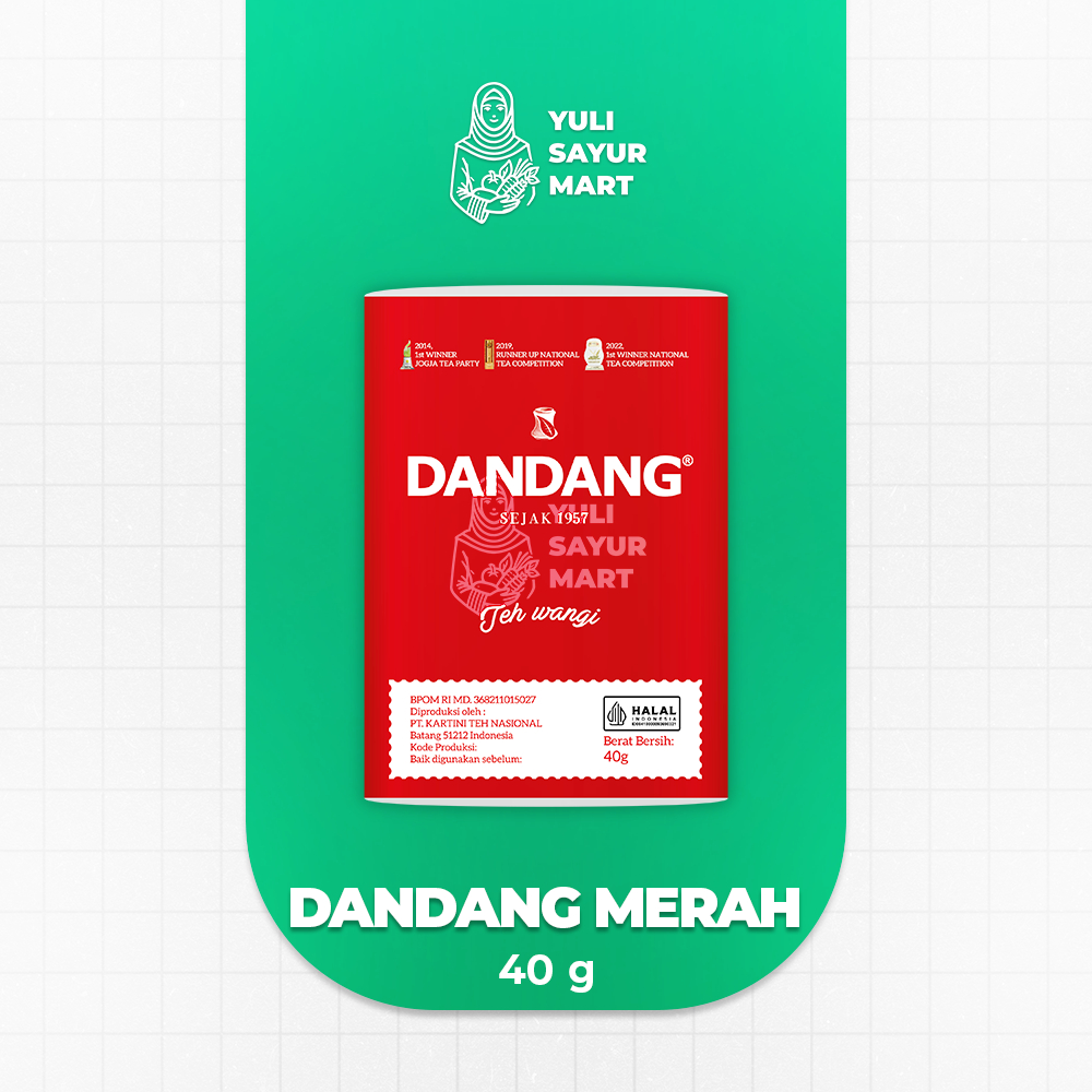 

Dandang Teh Wangi Merah 40g - Yuli Sayur Mart