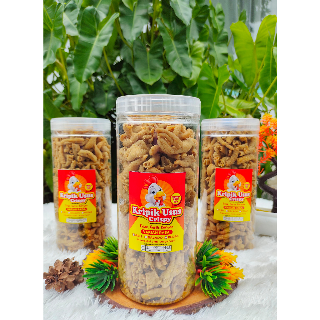 

Kripik Usus Crispy Toples Lebaran