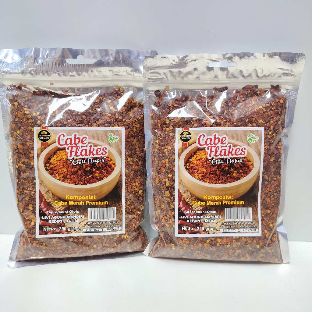 

Chili flakes 500 Gr & 1 Kg Cabai Kering Untuk Taburan Dan Campuran Masakan