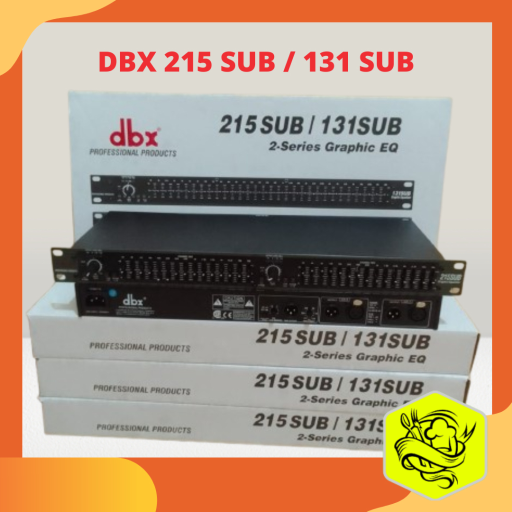 EQUALIZER DBX 215 + SUBWOOFER DBX215 + SUBWOOFER GRADE A