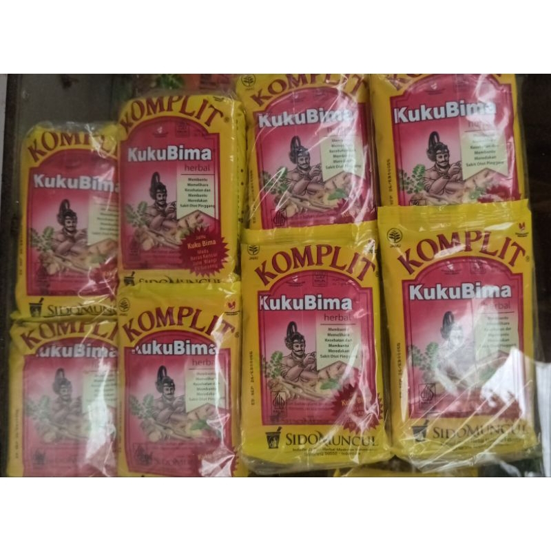 

JAMU KOMPLIT KUKU BIMA SIDO MUNCUL kemasan slop isi 20 pack