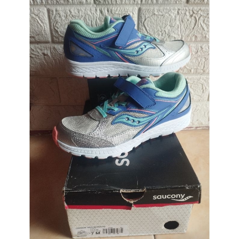 Sepatu saucony unisex - Saucony Cohesion  14 Kid's Sneaker