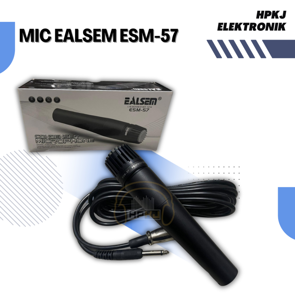 MIC MICROPHONE EALSEM ESM 57 MIC INSTRUMENT EALSEM ESM-57