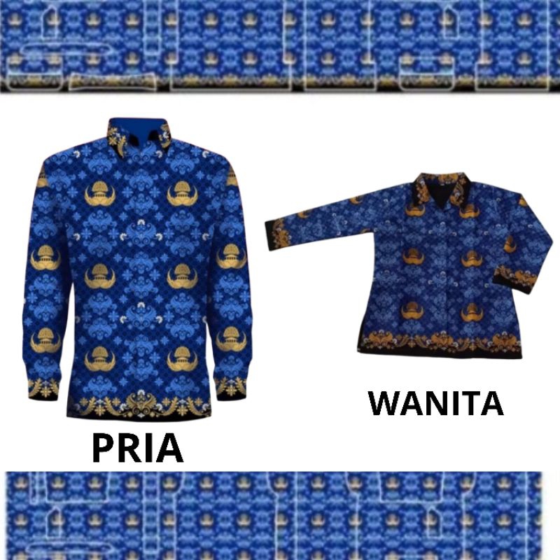 Kemeja Seragam Batik Guru /Seragam Guru/ Korpri pria wanita