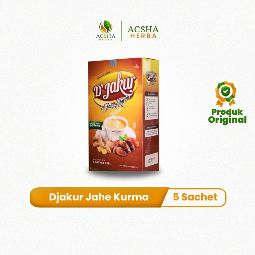 

DJAKUR - Minuman Herbal Jahe Kurma - Isi 5 Sachet