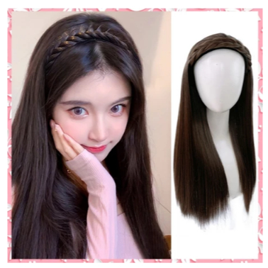 Wig Bando Kepang - Wig Rambut Wanita - Rambut Wig
