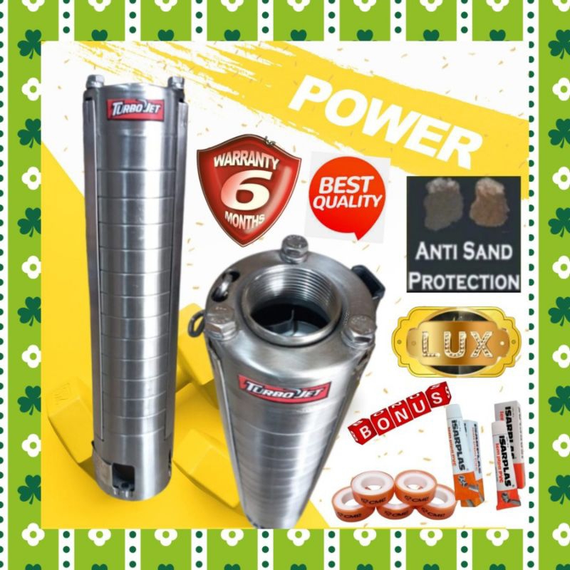 GARANSI Kipas pompa satelit STAINLESS 4inch 1phase Franklin 2Hp SP5-17 bare pump 4spm5/17 380v impel