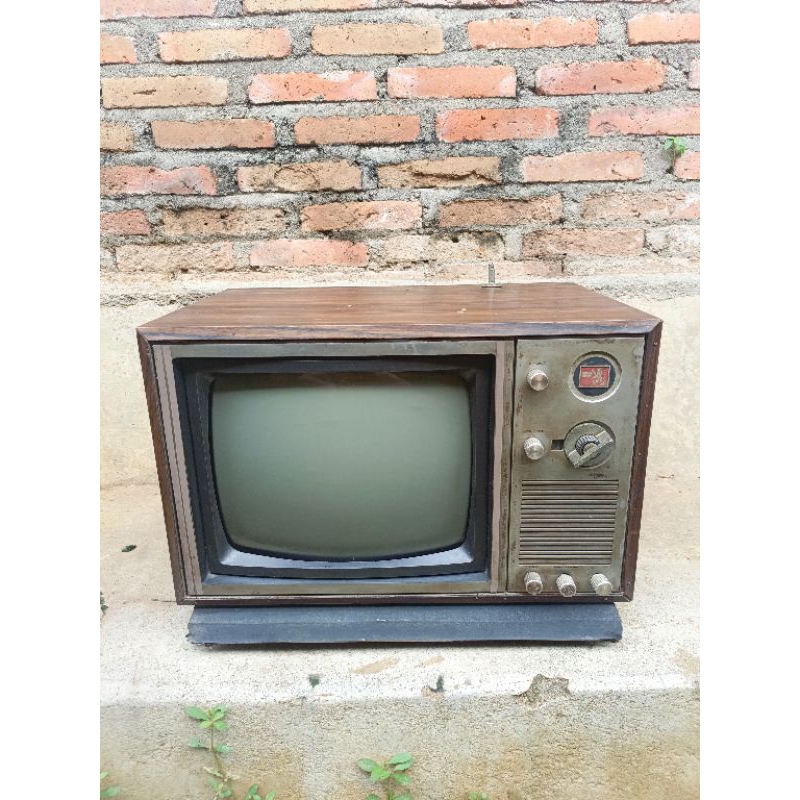 tv kayu jadul johnsons antik jadul vintage