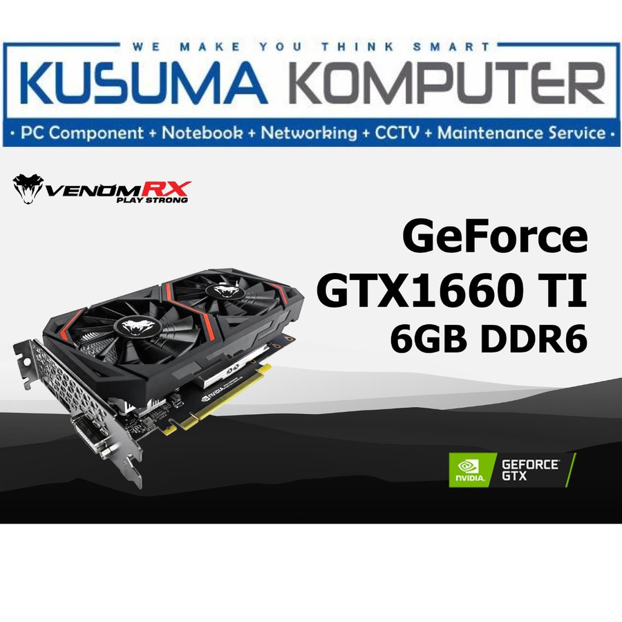 VenomRX VGA GTX1660 TI GTX 1660 6GB DDR6