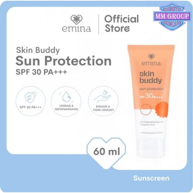 Emina Skin Buddy Series [Bubble Up Face Wash, Dot Brush Face Wash, Toner, Micellar Water, Sun Protec