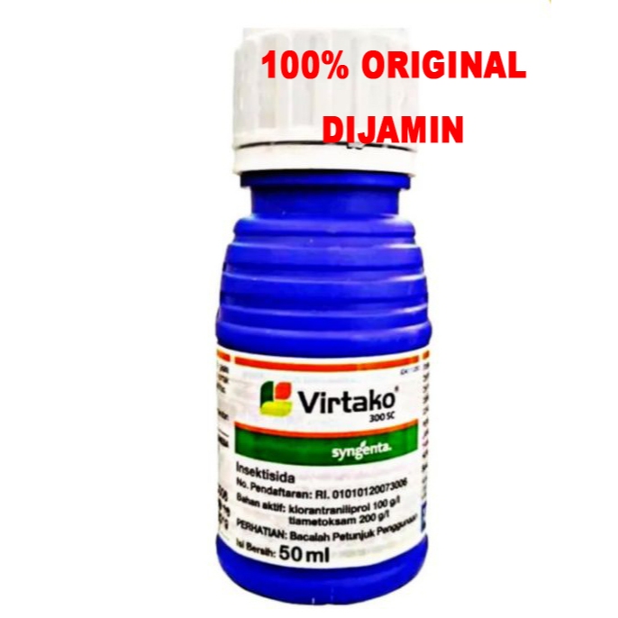 Stok Baru Virtako 300SC 50 MILI Obat Pembasmi Hama Ulat dan Wereng Tanaman