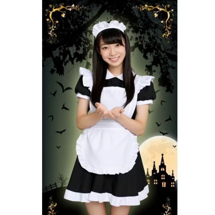 ghf Maid dress lolita/kostum anime pelayan