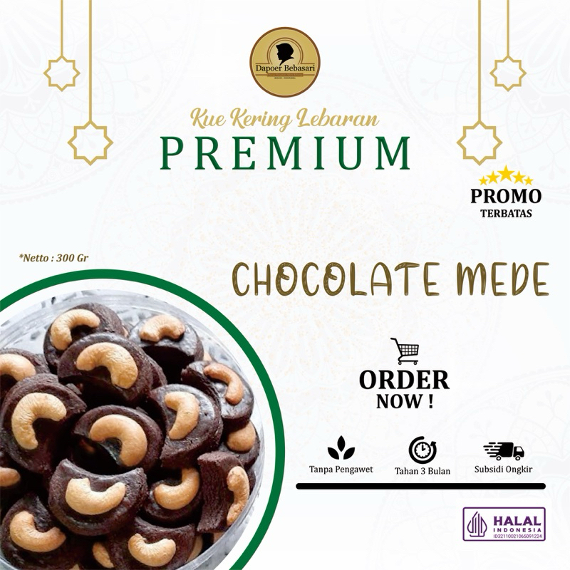 

Cokelat Mede -/+400gr - Kue Kering Lebaran Premium