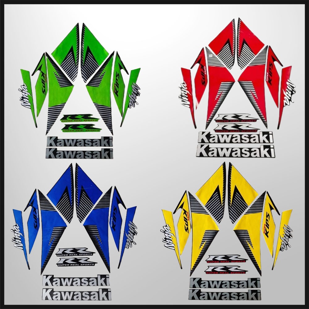STRIPING STANDART KAWASAKI NINJA RR 2014 STIKER BODY NINJA RR 2014 LIST BODY NINJA RR 2014 TERMURAH