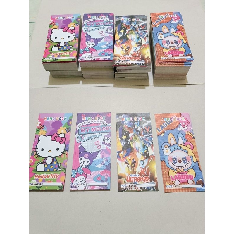 

mainan buku memo atau diary isi 20 pcs