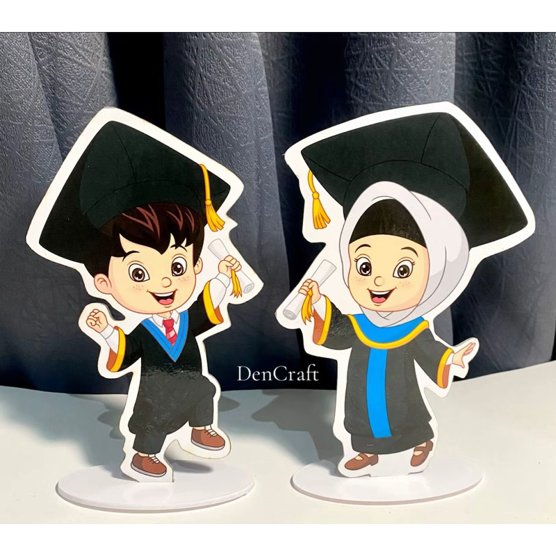 Plakat Wisuda Kelulusan Sekolah | Plakat Akrilik Kelulusan Sekolah PAUD TK SD SMP SMA