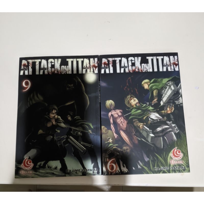 Attack on Titan Komik Bekas Thrift Second