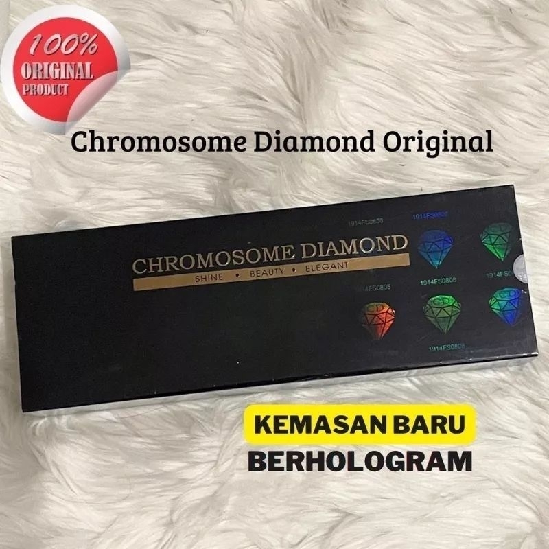 CHROMOSOME DIAMOND HOLOGRAM✓CHROMOSOM DIAMOND ORII